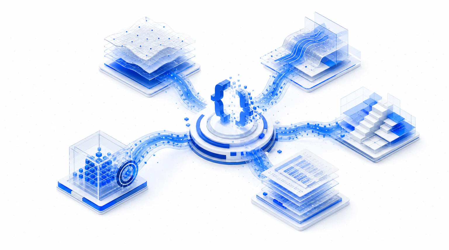 Five project settings—research, freight, learning, enterprise data and private deployment—connected to the CodeSoul core